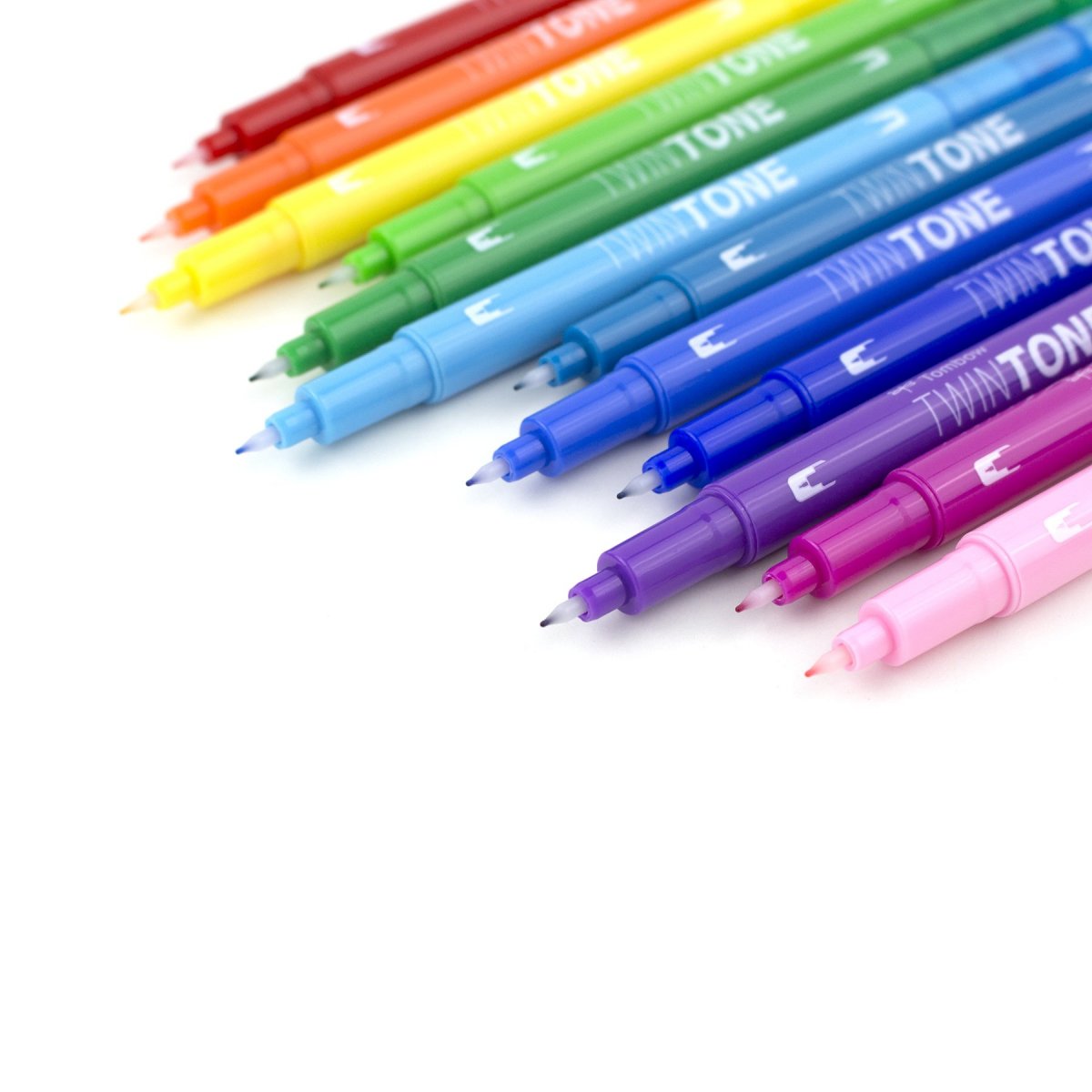 Tombow Twin Tone Rainbow fixy 12 barev
